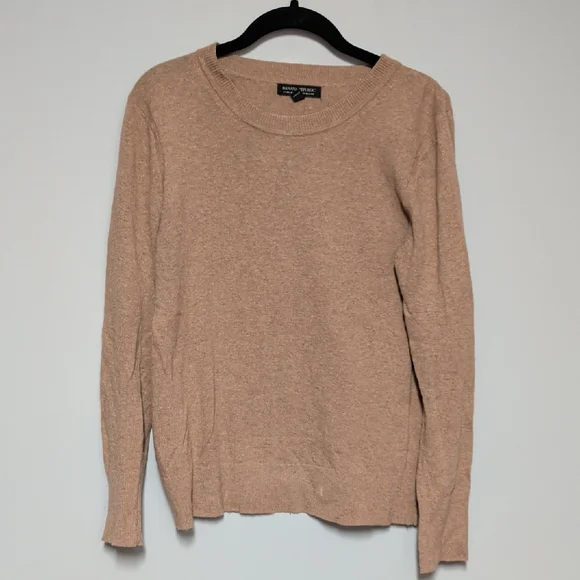 Banana Republic Italian Merino Blend Sweater in Tan - Picture 1 of 7